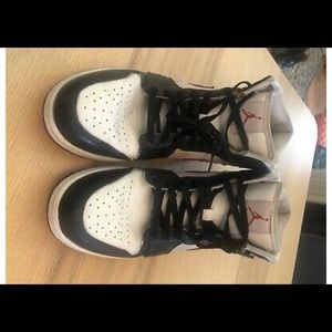 Nike Air Jordan 1 phat shoes white red black